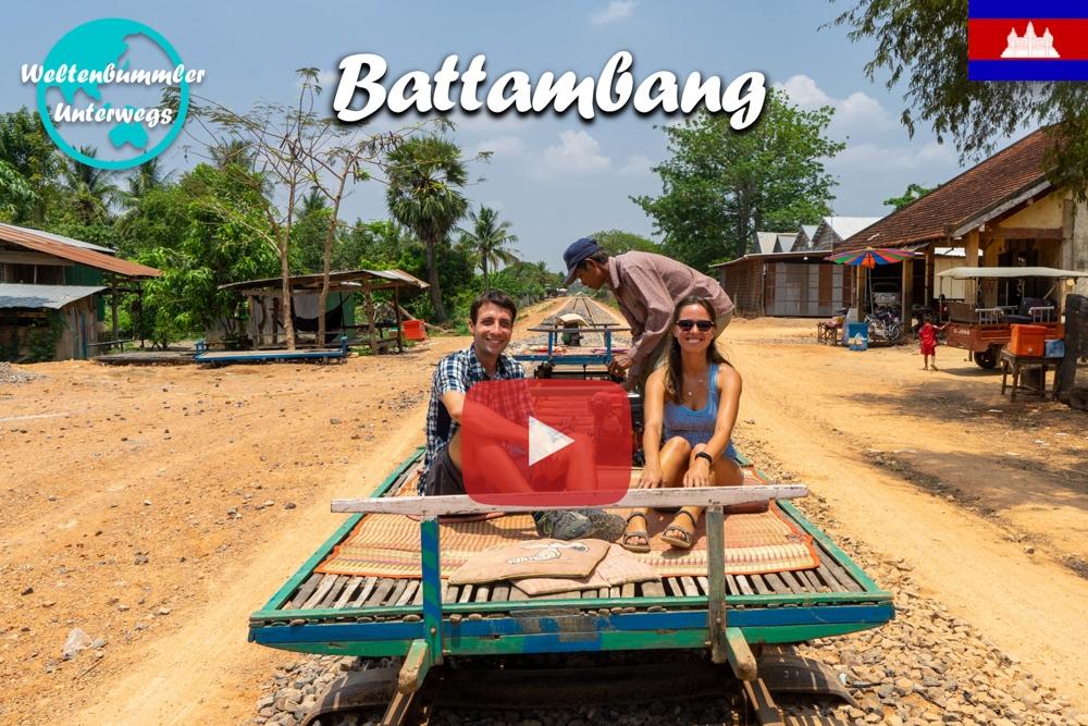 Battambang ∙ Mit dem Tuk Tuk zum Bamboo Train und den Killing Caves ∙ Kambodscha ∙ Weltreise Vlog #82