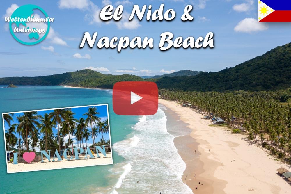 El Nido ∙ Mit der Drohne über den traumhaften Nacpan Beach ∙ Philippinen ∙ Weltreise Vlog #85