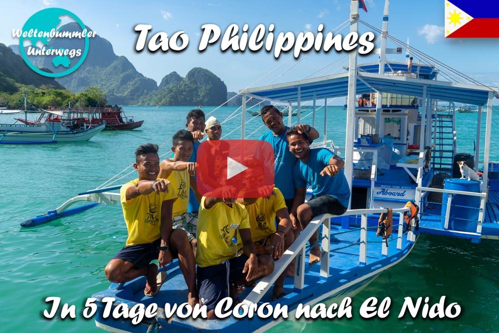 Tao Philippines Expedition ∙ 5 Tage per Boot von Coron nach El Nido ∙ Palawan ∙ Philippinen ∙ Weltreise Vlog #84